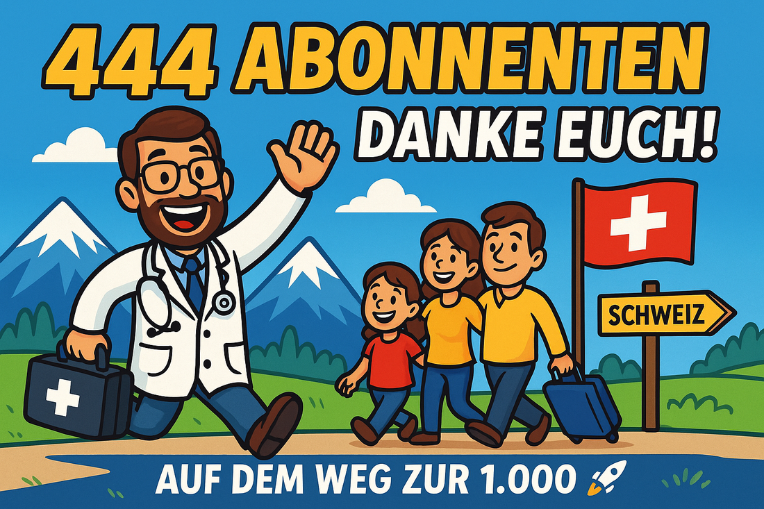 444 Abonnenten – danke euch!