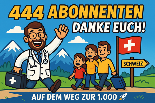 444 Abonnenten – danke euch!