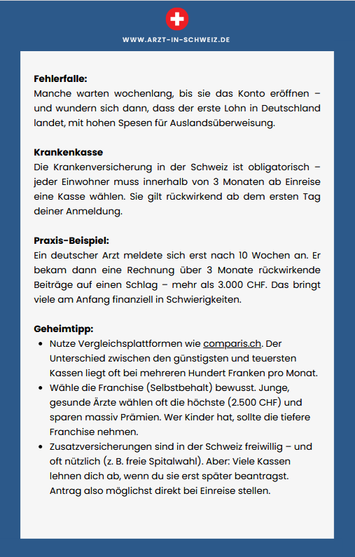 Praktischer Ratgeber für Ärzte: Vom Umzug bis zur Integration in der Schweiz