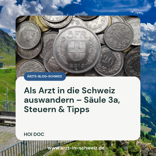 Säule 3a, Steuern & Tipps für Ärzte
