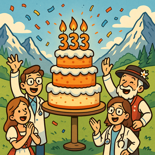 333 Abonnenten 🎉 – größter YouTube-Kanal für Ärzte auf dem Weg in die Schweiz