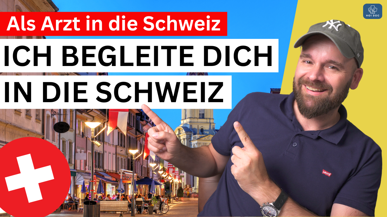 Video laden: Auswandern als Arzt in die Schweiz? Mit meinem individuellen Auswanderungs-Coaching erhältst du klare Strategien, Unterstützung bei Bewerbung und Lebenslauf sowie Antworten auf alle wichtigen Fragen zu Job, Wohnen und Familie. Starte jetzt stressfrei und sicher in dein neues Leben als Arzt in der Schweiz.
